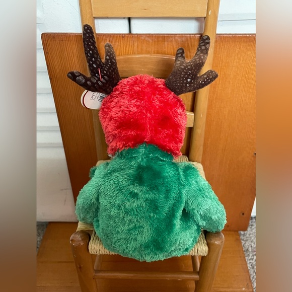 Ty Beanie Babies Holiday Teddy 2002 Teddy The Bear - Green Retired- - Picture 2 of 9